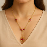 Gold Chain-107 (Maroon)